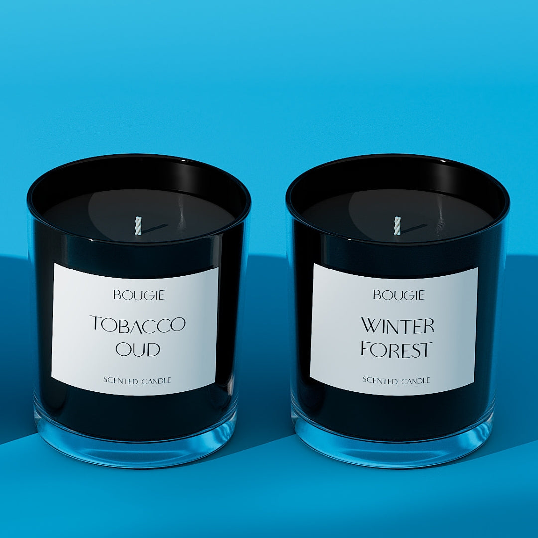 Set of 2 Candles - Tobacco Oud & Winter Forest