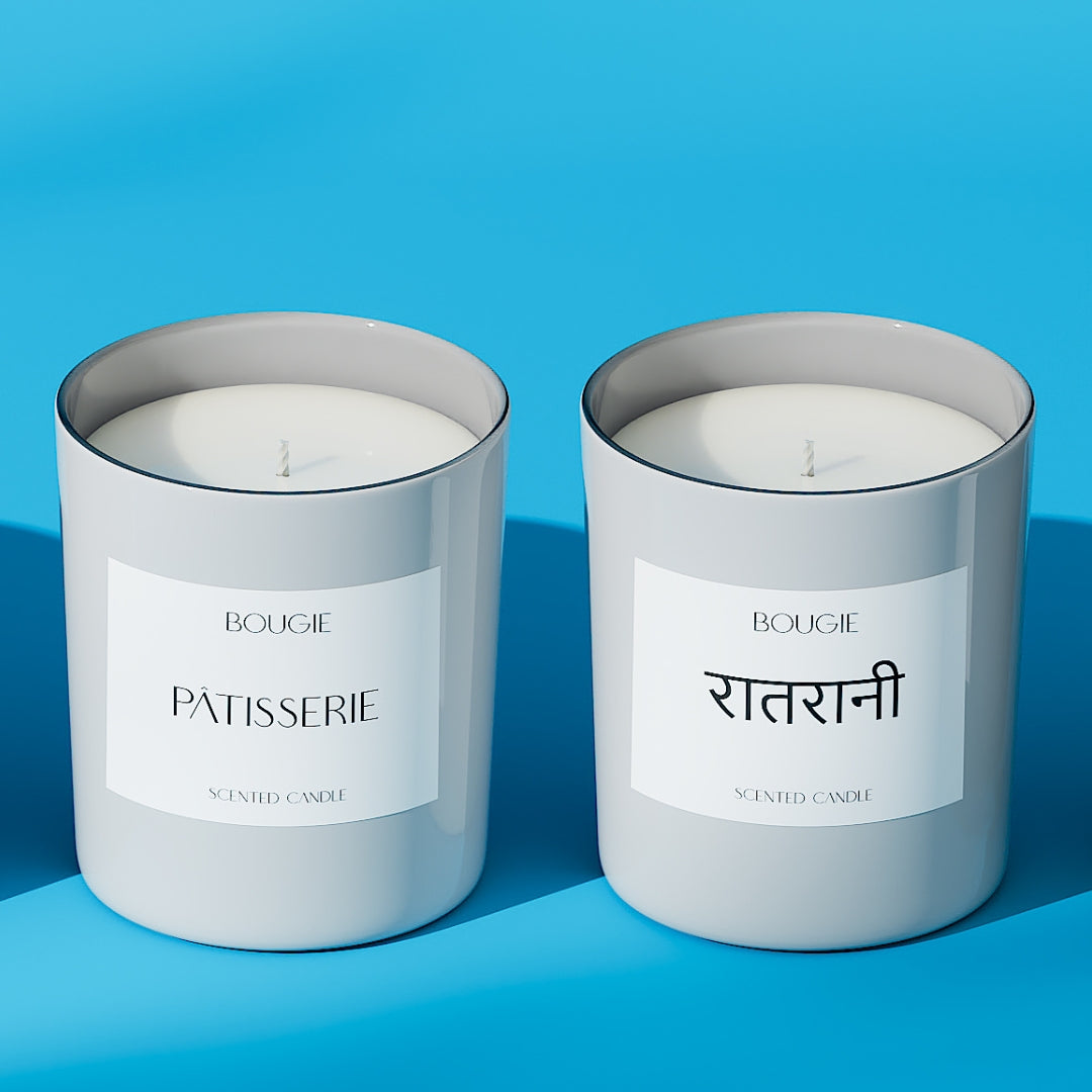 Set of 2 Candles - Pâtisserie & Raatrani