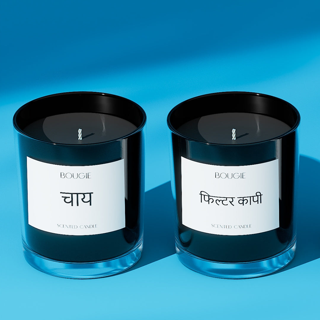 Set of 2 Candles - Chai & Filter Kaapi