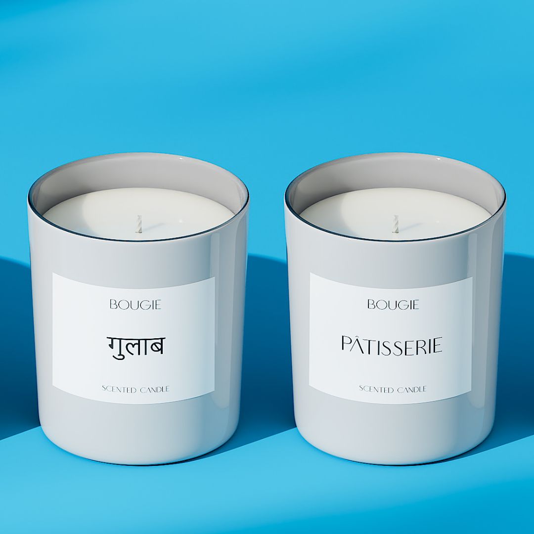 Set of 2 Candles - Gulab & Pâtisserie